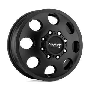 American Racing – AR204 BAJA DUALLY – Black – 16″x6″ 111mm – All weather Wheels – AR204660877111